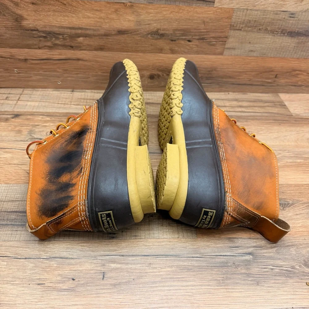 LL Bean Men's size 13 Brown and Tan Duck Boots